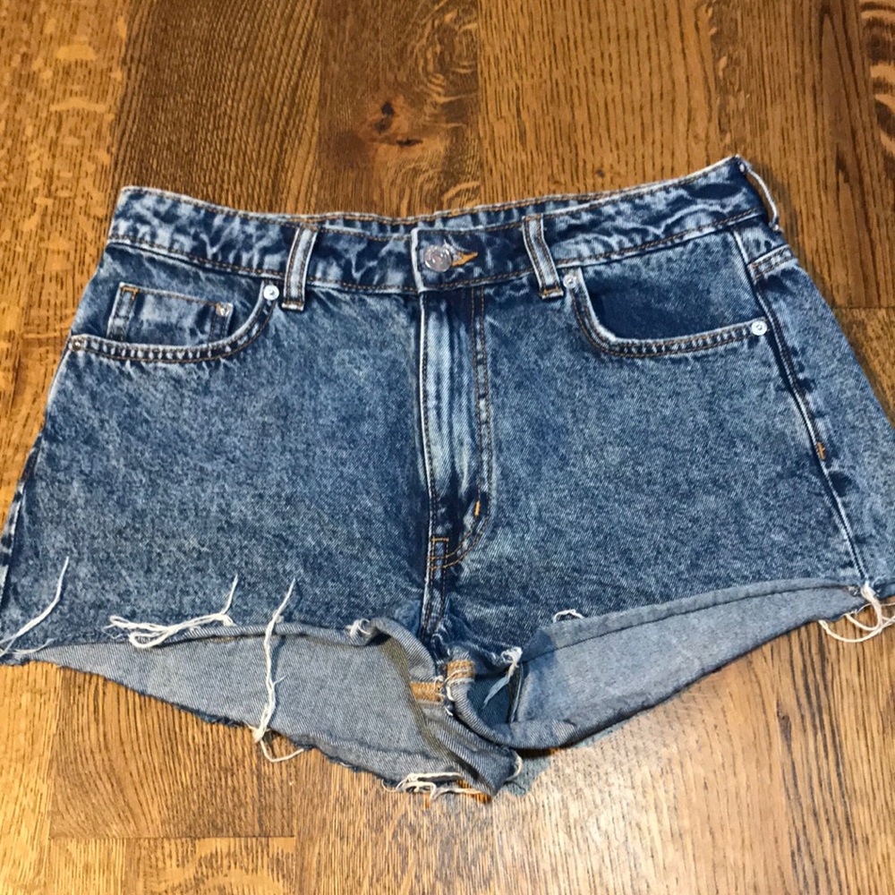 Blue Denim Shorts